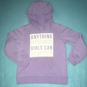 IDEOLOGY hoodie lavender pouch pocket long sleeve NEW size 6